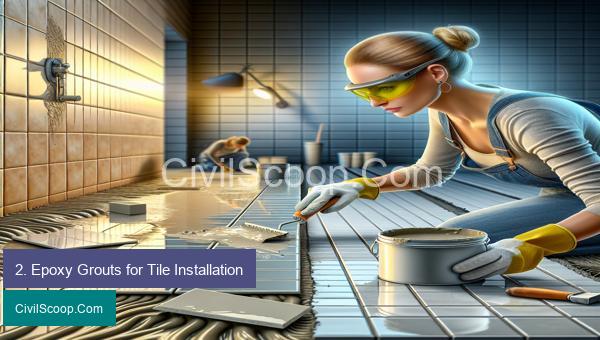 2. Epoxy Grouts for Tile Installation