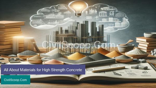 All About Materials for High Strength Concrete