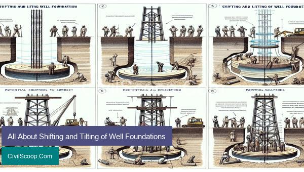 All About Shifting and Tilting of Well Foundations
