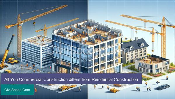 All You Commercial Construction differs from Residential Construction