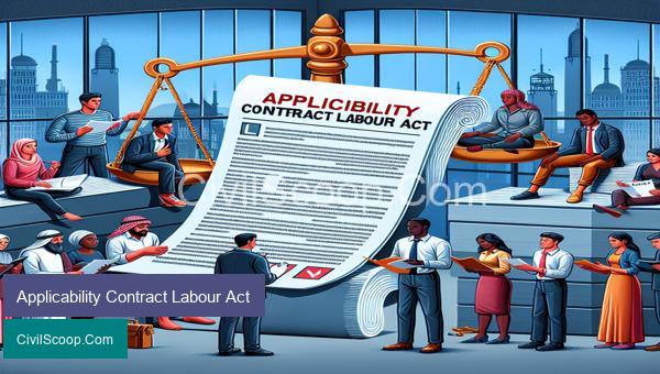 Applicability Contract Labour Act