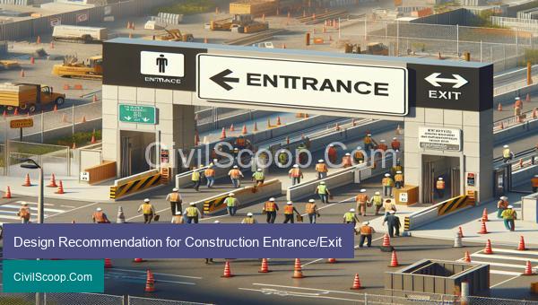 Entry Exit Design All About Construction Entrances/Exits - Civil Scoops