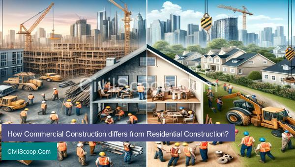 How Commercial Construction differs from Residential Construction?