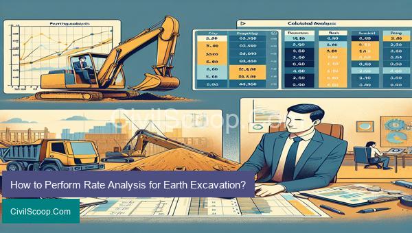How to Perform Rate Analysis for Earth Excavation?