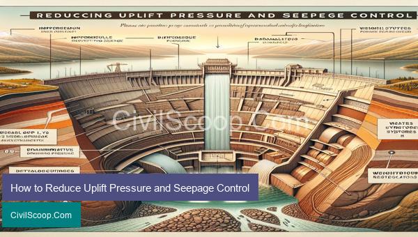 How to Reduce Uplift Pressure and Seepage Control