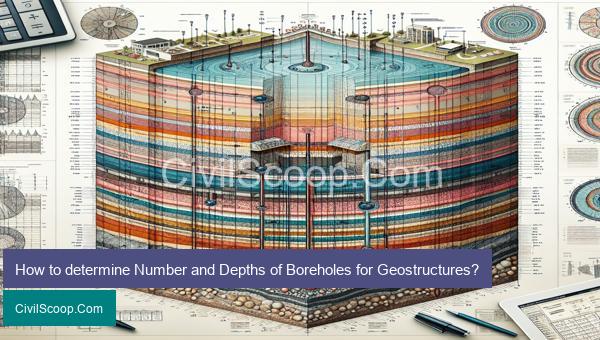 How to determine Number and Depths of Boreholes for Geostructures?