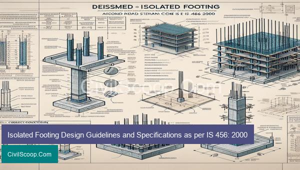 Isolated Footing Design Guidelines and Specifications as per IS 456: 2000