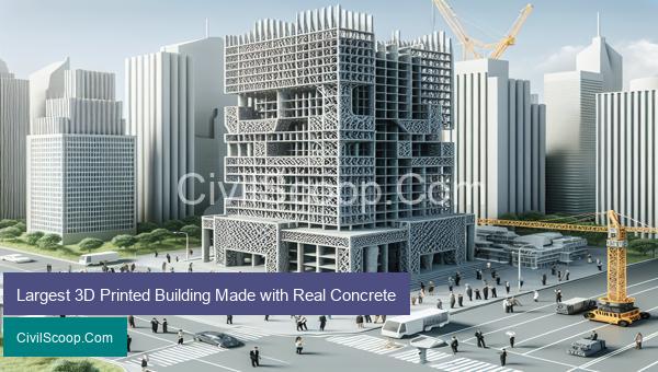 Largest 3D Printed Building Made with Real Concrete