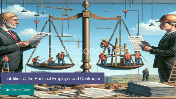 Liabilities of the Principal Employer and Contractor