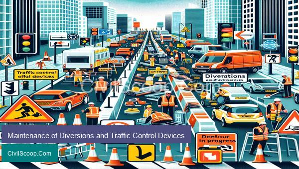 Maintenance of Diversions and Traffic Control Devices
