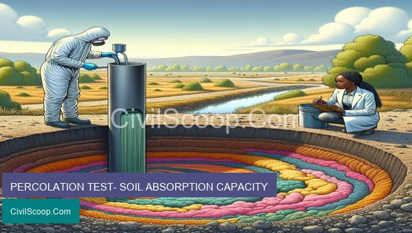 PERCOLATION TEST- SOIL ABSORPTION CAPACITY