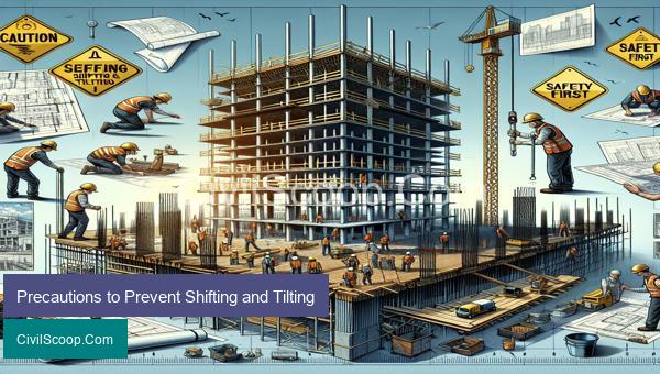 Precautions to Prevent Shifting and Tilting