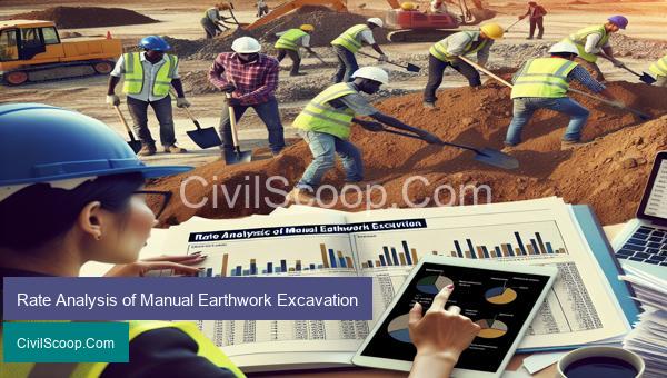 Rate Analysis of Manual Earthwork Excavation