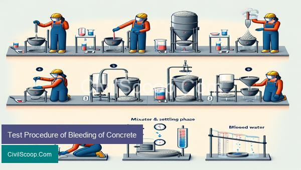 Test Procedure of Bleeding of Concrete