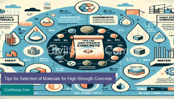 Tips for Selection of Materials for High Strength Concrete