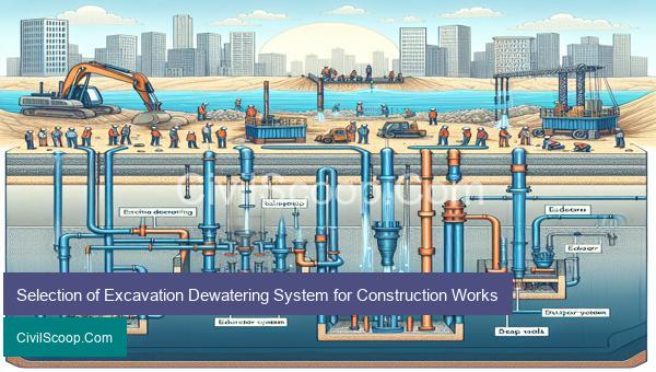 Selection of Excavation Dewatering System for Construction Works