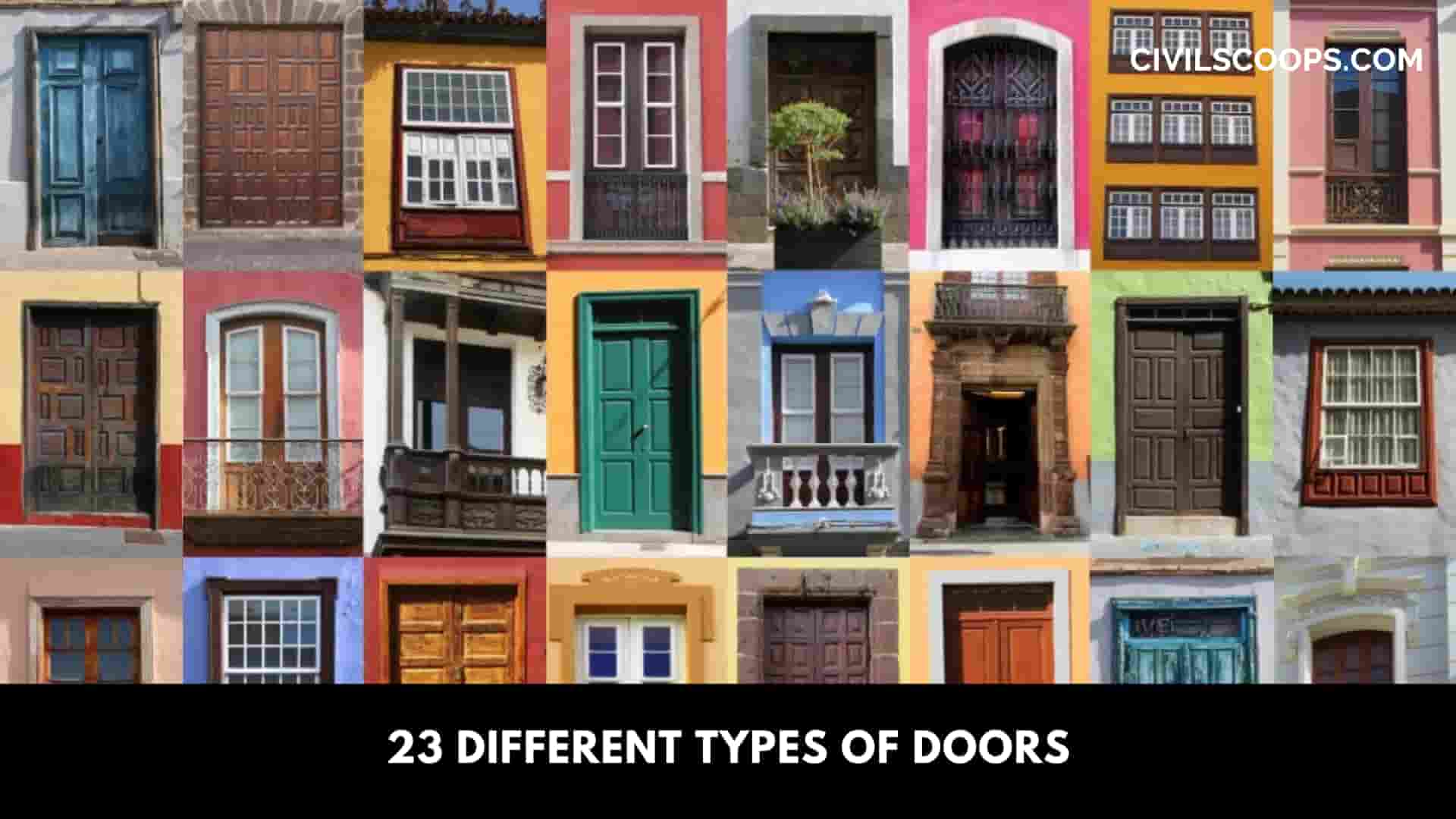 23 Different Types of Doors