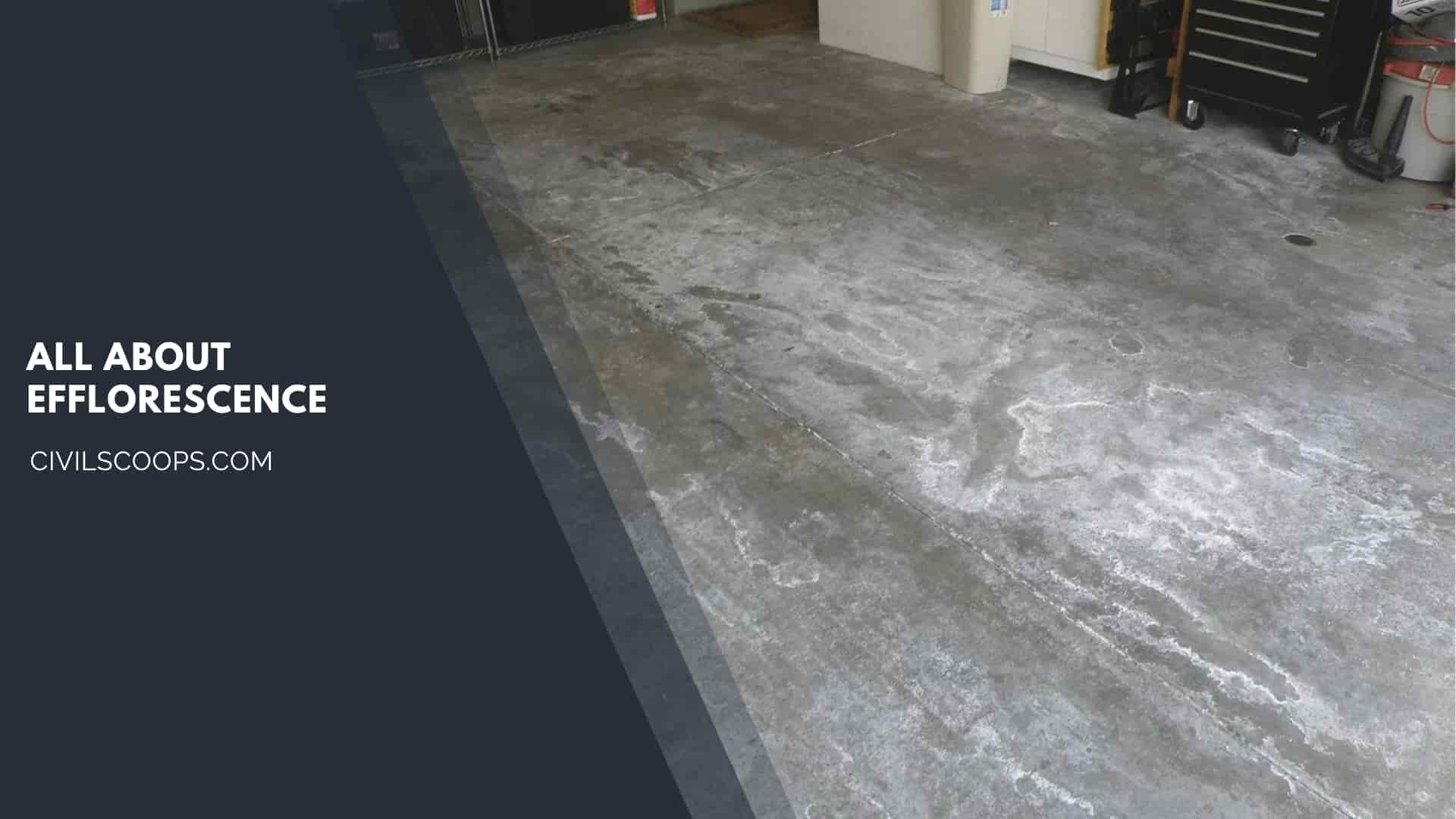 all about Efflorescence